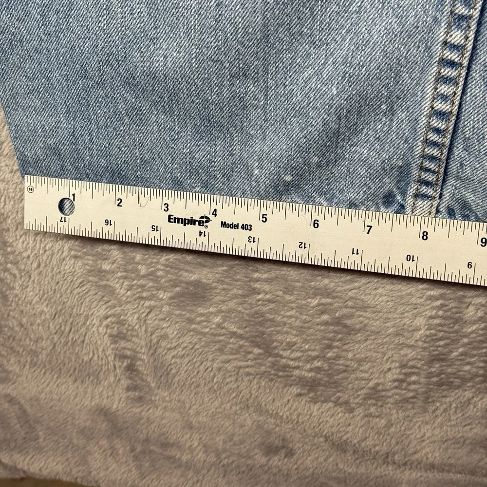 Levi's 505 Stright Fit Straight Leg Jeans Mens 40x32(30) Stonewash